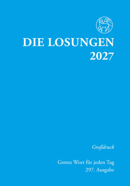 Losungen 2027 - Großdruck kartoniert hellblau (Deutsche Ausgabe)