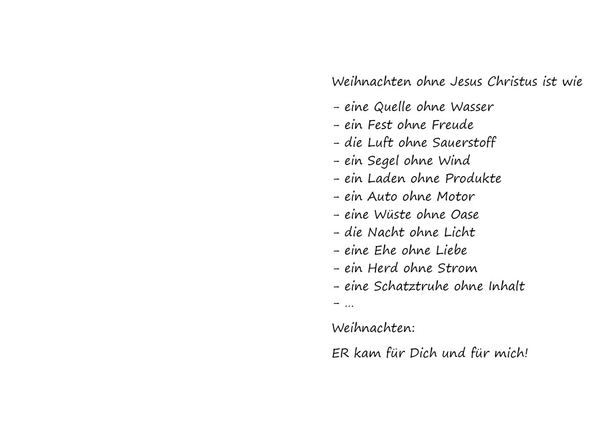 So sehr hat Gott die Welt geliebt