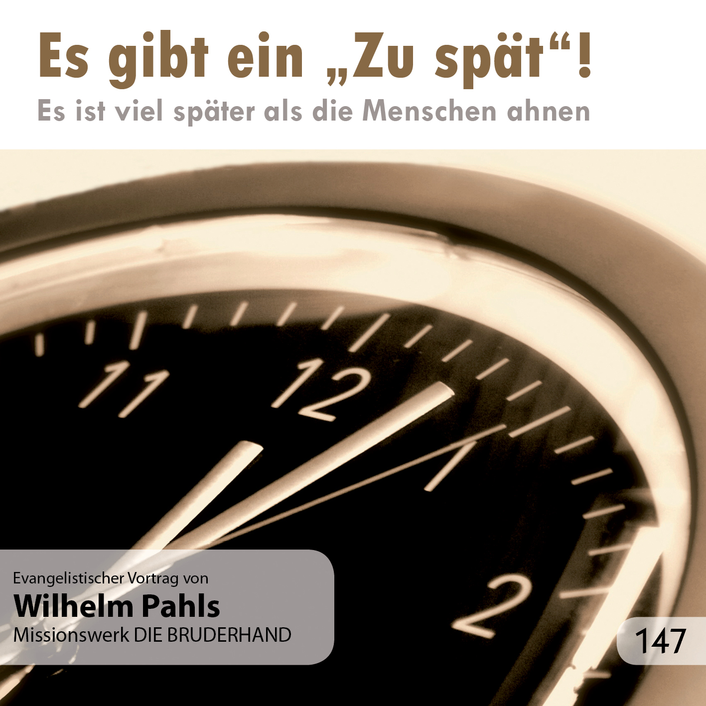 Es gibt ein „Zu Spät“! - Es ist viel später, als die Menschen ahnen