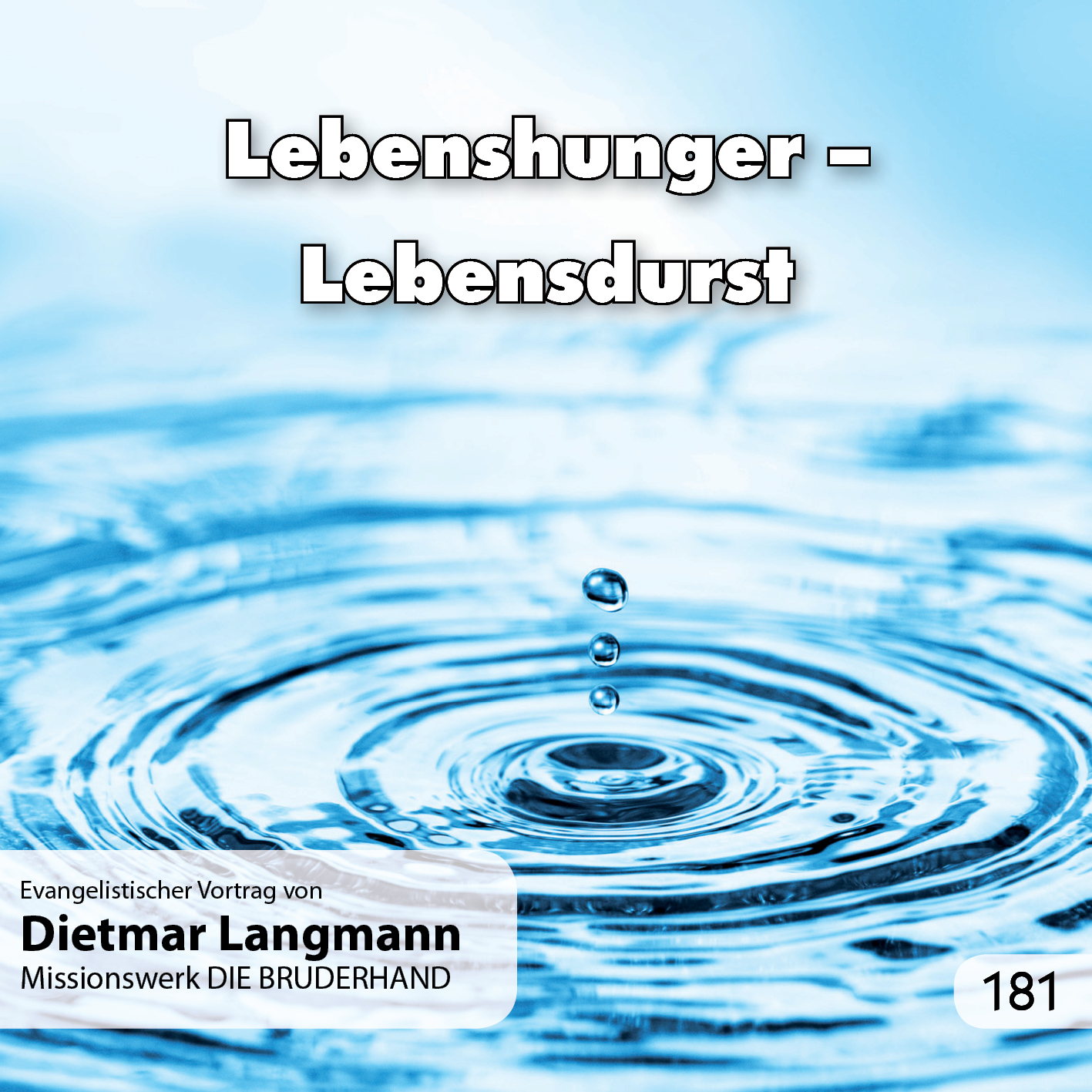 Lebenshunger - Lebensdurst