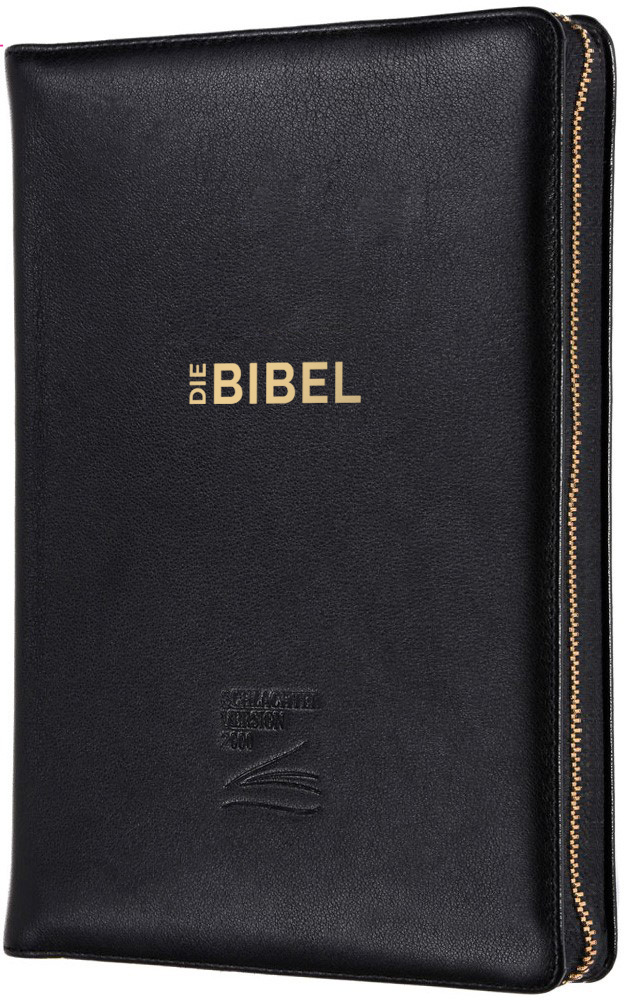 Schlachter 2000 - Taschenausgabe - Kalbsleder-Einband