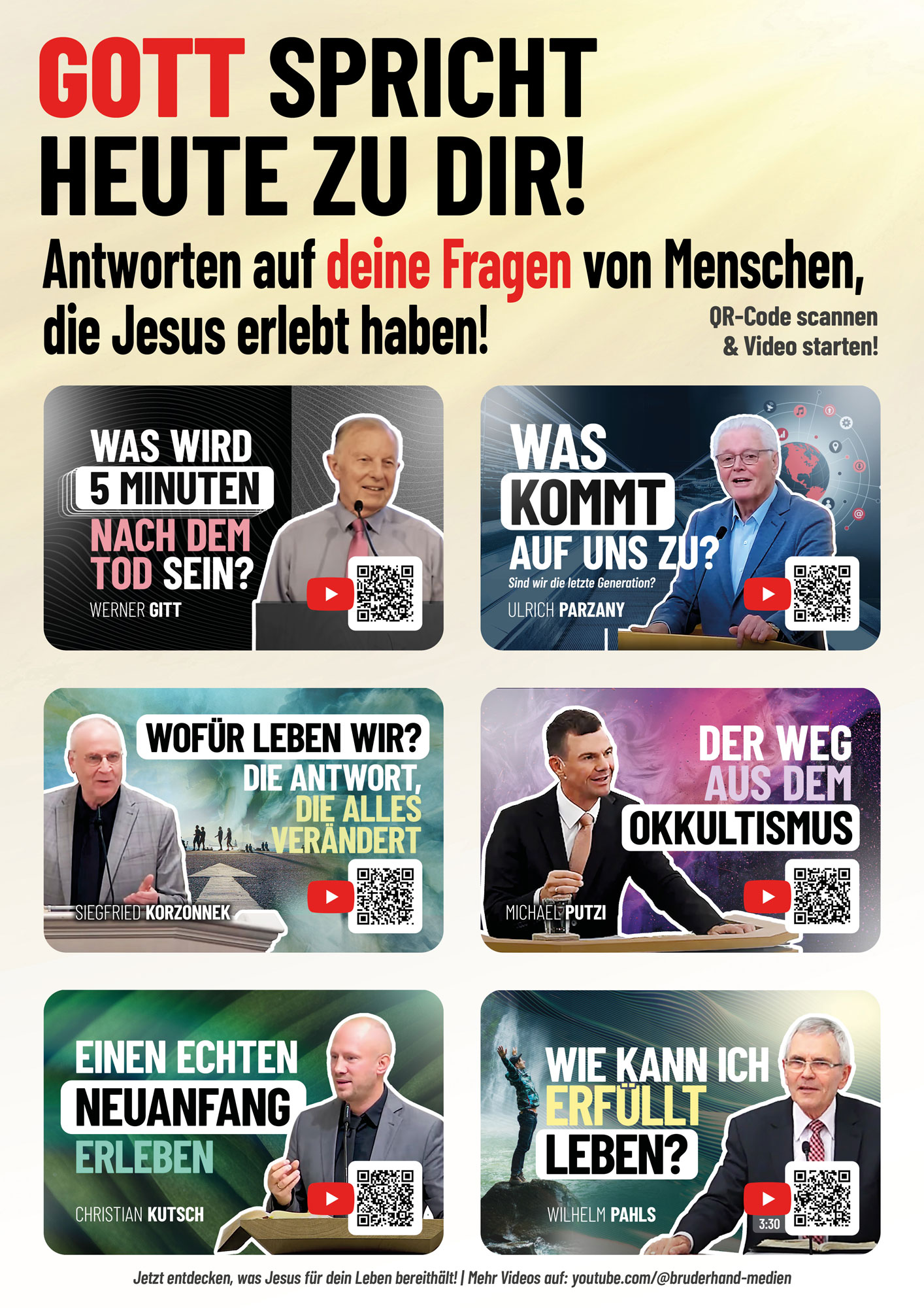 Gott spricht heute zu dir!
